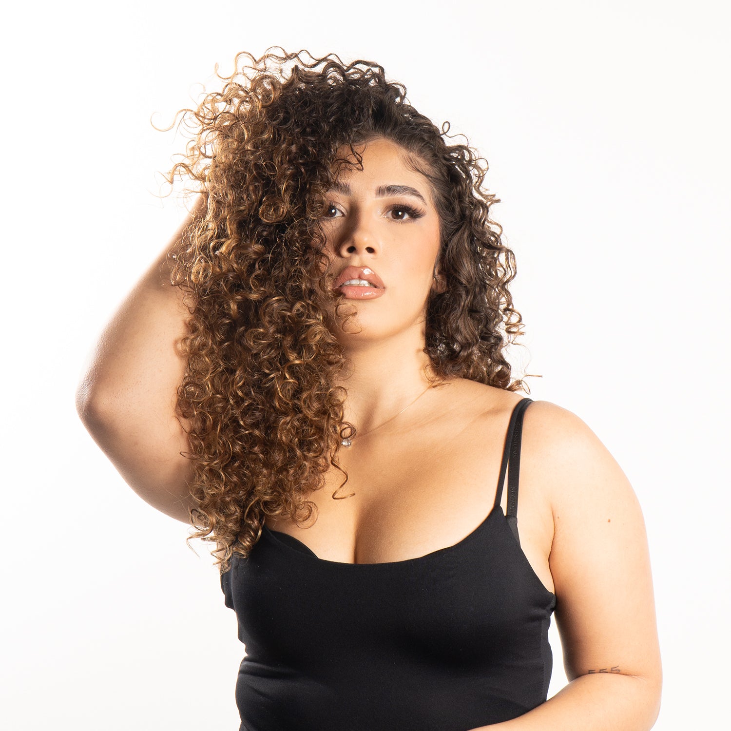 Routine cheveux bouclés